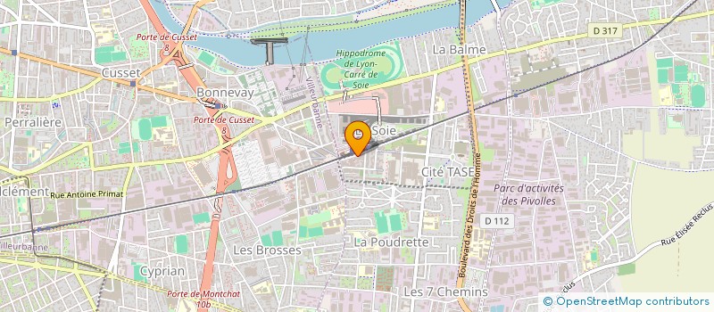 localisation de l'entreprise FEDERATION AUVERGNE RHONE-ALPES SCOP BTP à VAULX-EN-VELIN