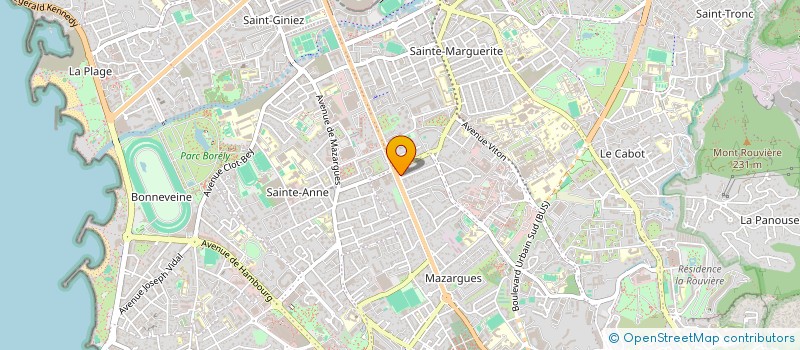 localisation de l'entreprise FEDERATION BAT ET TRAVAUX PUBL à MARSEILLE