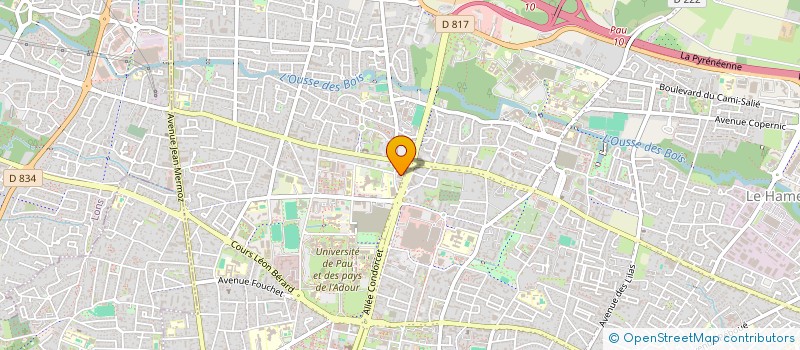 localisation de l'entreprise FEDERATION BAT TRAVAUX PUBLICS DES P.A. à PAU