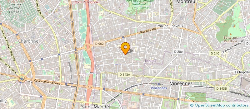 localisation de l'entreprise FEDERATION BIOCOP CENTRE NORD à MONTREUIL