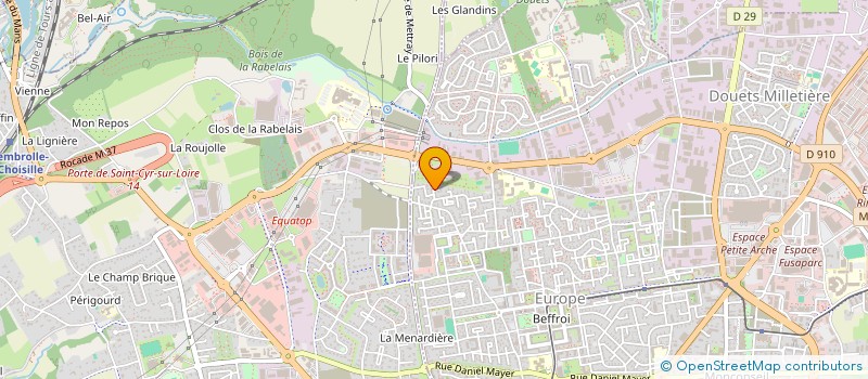 localisation de l'entreprise FEDERATION BRETONNE DE TOURAINE à TOURS
