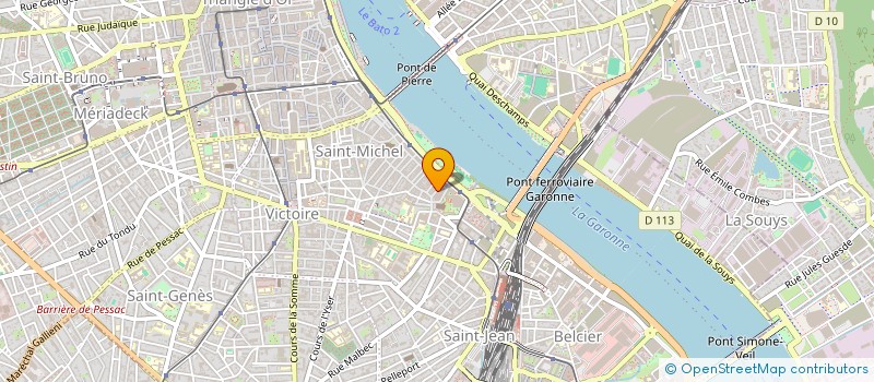 localisation de l'entreprise FEDERATION CAP SUD  BORDEAUX