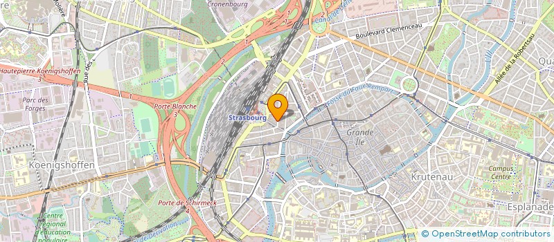 localisation de l'entreprise FEDERATION CHAINON MANQUANT GRAND EST à STRASBOURG
