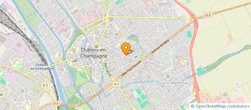 localisation de l'entreprise FEDERATION CHARCUTERIE BOUCHERIE MARNE  CHALONS-EN-CHAMPAGNE