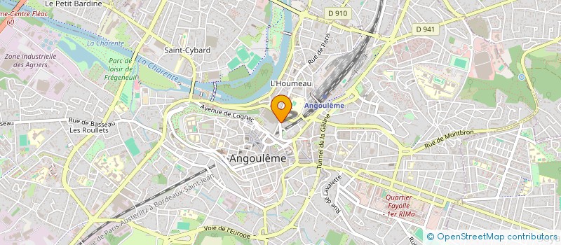 localisation de l'entreprise FEDERATION CHARENTAISE OEUVRES LAIQUES à ANGOULEME