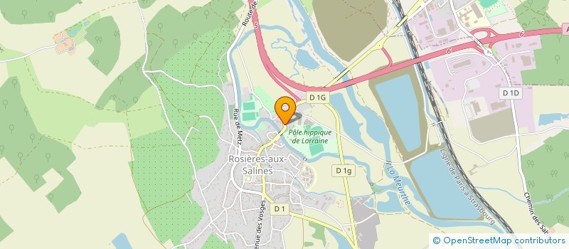 localisation de l'entreprise FEDERATION CHEVAUX DE TRAIT GRAND EST  ROSIERES-AUX-SALINES