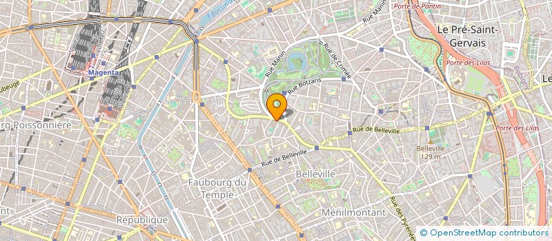 localisation de l'entreprise FEDERATION CHIMIE ENERGIE CFDT à PARIS