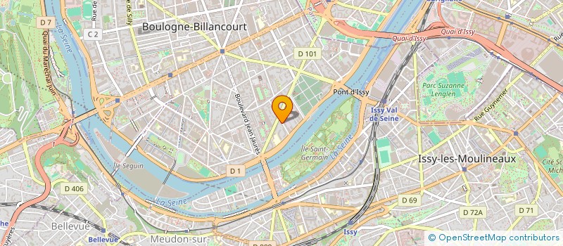 localisation de l'entreprise FEDERATION CHRETIENNE TEMOINS JEHOVAH FR à BOULOGNE-BILLANCOURT