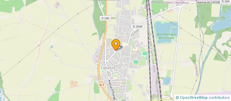 localisation de l'entreprise FEDERATION COLOMBOPHILE DE LA 15EME REGION  LAPALUD