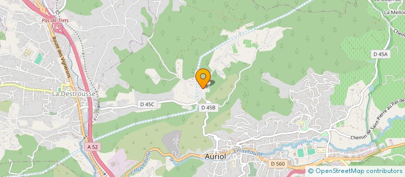 localisation de l'entreprise FEDERATION COMITES D INTERETS DE QUARTIER COMMUNE D AURIOL à AURIOL