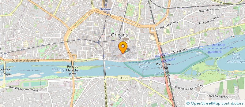 localisation de l'entreprise FEDERATION COMPAGNONNIQUE REGIONALE D'ORLEANS à ORLEANS