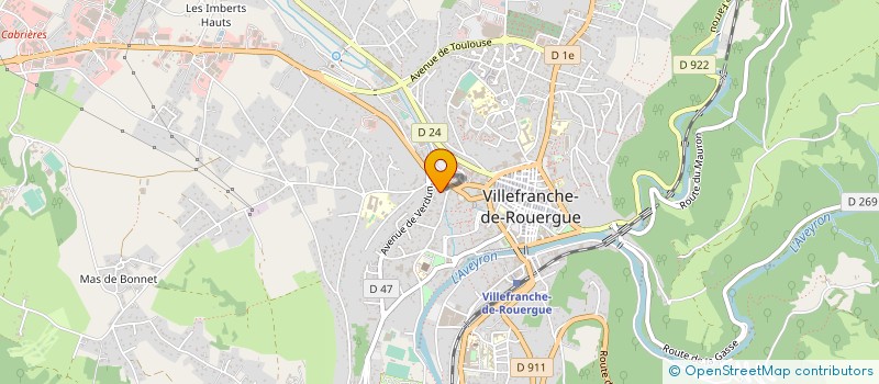 localisation de l'entreprise FEDERATION CONSEIL PARENTS ELEVES PUBLIC à VILLEFRANCHE-DE-ROUERGUE