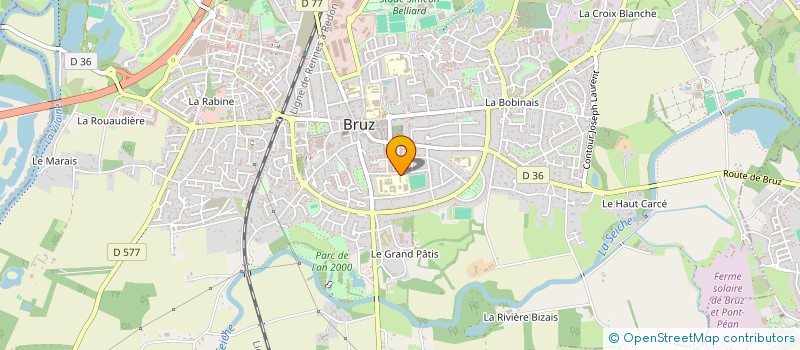 localisation de l'entreprise FEDERATION CONSEILS DES PARENTS D'ELEVES  BRUZ