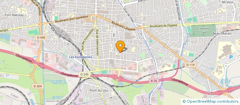 localisation de l'entreprise FEDERATION CONSEILS PARENTS D ELEVES à CALAIS