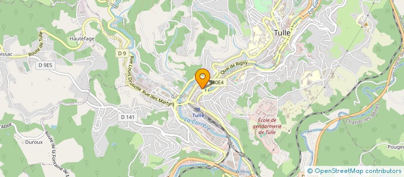 localisation de l'entreprise FEDERATION CORREZE PARTI COMMMUNISTE à TULLE