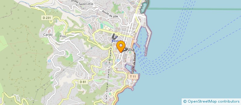 localisation de l'entreprise FEDERATION CORSE DU P C F à BASTIA