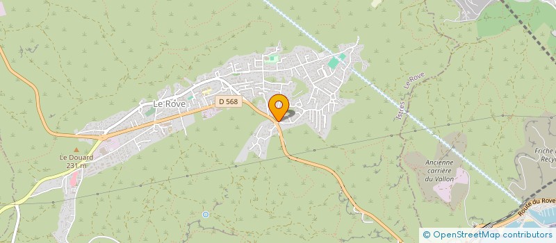 localisation de l'entreprise FEDERATION D ACUPUNCTURE ET DE RELAXATION  LE ROVE