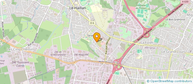 localisation de l'entreprise FEDERATION D'AIKIDO TRADITIONNEL -ECOLE ANDRE DANIEL BRUN (FAT)  LE HAILLAN