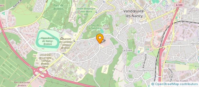 localisation de l'entreprise FEDERATION D'ASSOCIATIONS HANDICAPS RARES ET EPILEPSIES SEVERES à VANDŒUVRE-LES-NANCY