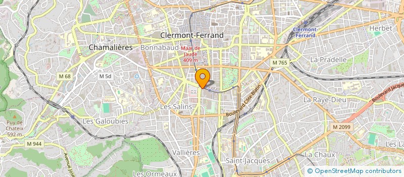 localisation de l'entreprise FEDERATION D AUVERGNE à CLERMONT-FERRAND