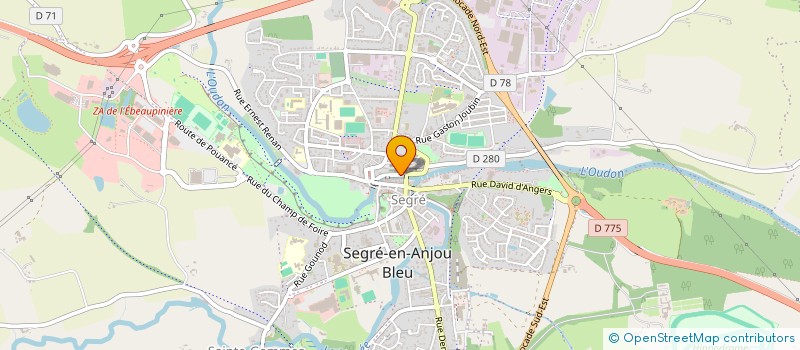localisation de l'entreprise FEDERATION DE CONSEILS DE PARENTS D'ELEVES DE SEGRE à SEGRE-EN-ANJOU BLEU