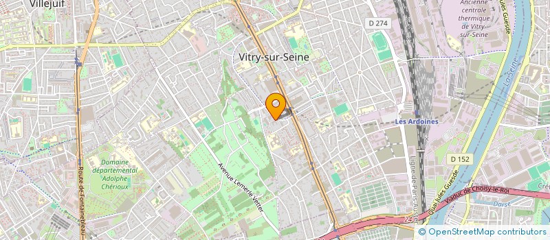 localisation de l'entreprise FEDERATION DE DOUBLE DUTCH-JUMP ROPE FRANCE à VITRY-SUR-SEINE