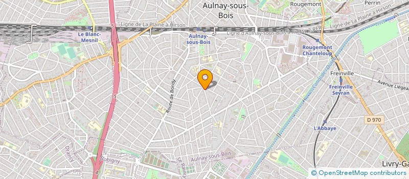 localisation de l'entreprise FEDERATION DE JUN FAN GUNG FU JEET KUNE DO KALI ESKRIMA SILAT ET DISCIPLINES ASSOCIEES à AULNAY-SOUS-BOIS