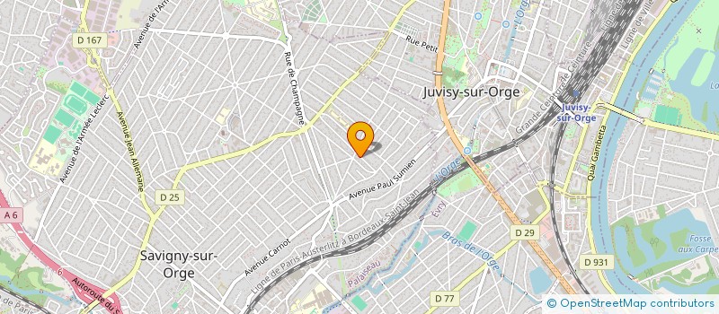 localisation de l'entreprise FEDERATION DE KAJUKENBO ET DE SELF DEFENSE ECOLE FRANCAISE à SAVIGNY-SUR-ORGE