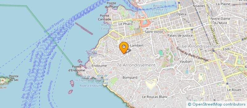 localisation de l'entreprise FEDERATION DE KI SHIN TAI JUTSU, SHIATSU BOXE TOTALE ET DISCIPLINE ASSOCIEES à MARSEILLE 7EME