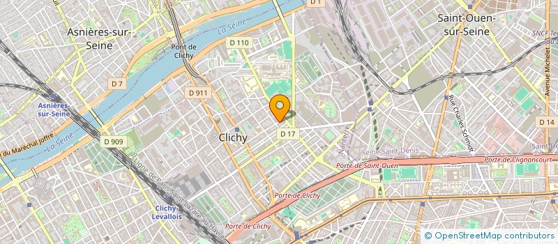 localisation de l'entreprise FEDERATION DE KICKBOXING ET DISPLINES ASSOCIEES à CLICHY
