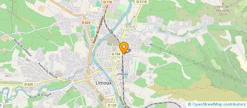 localisation de l'entreprise FEDERATION DE L'EXPRESSION PRIMITIVE  LIMOUX