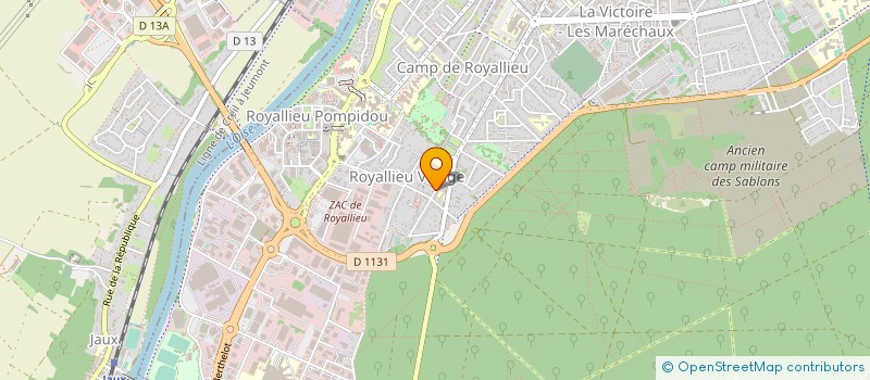 localisation de l'entreprise FEDERATION DE L OISE POUR LA PECHE ET LA PROTECTIONDU MILIEU AQUATIQUE  THOUROTTE