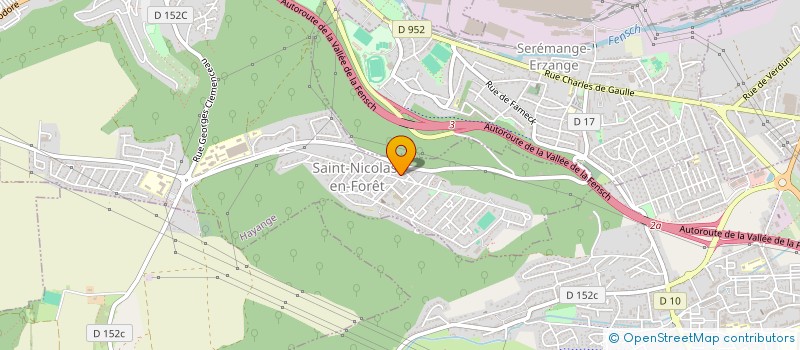 localisation de l'entreprise FEDERATION DE LA 6E REGION COLOMBOPHILE à HAYANGE