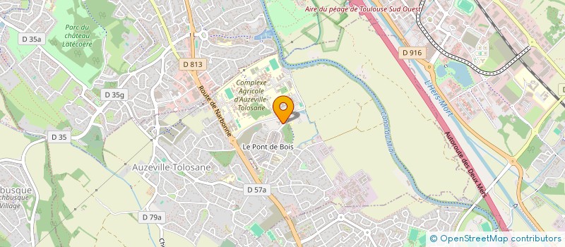 localisation de l'entreprise FEDERATION DE LA BOUCHERIE D'OCCITANIE  AUZEVILLE-TOLOSANE