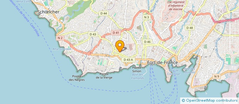 localisation de l'entreprise FEDERATION DE LA BOULANGERIE ET BOULANGERIE-PATISSERIE DE LA MARTINIQUE à FORT-DE-FRANCE