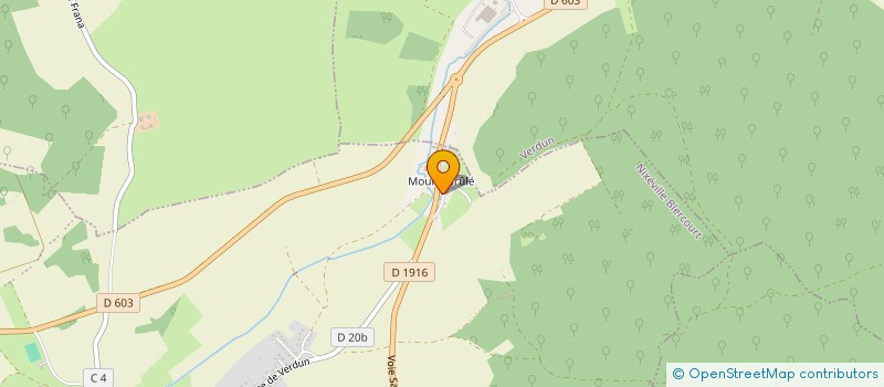 localisation de l'entreprise FEDERATION DE LA MEUSE POUR LA PECHE à NIXEVILLE-BLERCOURT