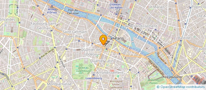 localisation de l'entreprise FEDERATION DE LA MUTUALITE ETUDIANTE à PARIS