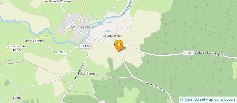 localisation de l'entreprise FEDERATION DE LA NIEVRE POUR LA PECHE ET LA PROTECTION DU MILIEU AQUATIQUE LA FLOTTANTE à LIMANTON