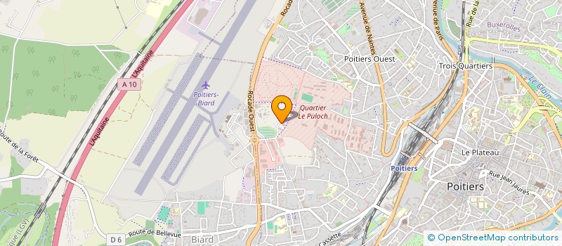 localisation de l'entreprise FEDERATION DE LA VIENNE POUR LA PECHE ET LA PROTECTION DU MILIEU AQUATIQUE à POITIERS