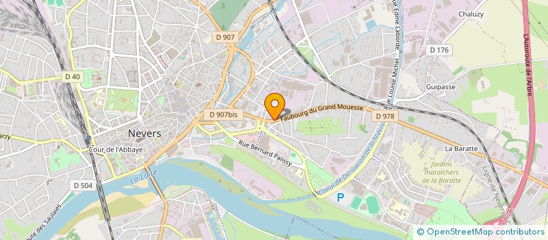 localisation de l'entreprise FEDERATION DE PECHE DE LA NIEVRE à NEVERS
