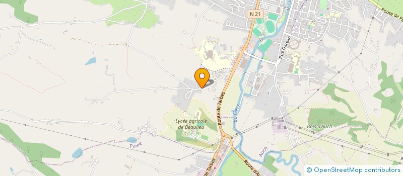 localisation de l'entreprise FEDERATION DE PROXIMITE DES CUMA DU GERS ET DES HAUTES PYRENEES  AUCH