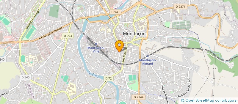 localisation de l'entreprise FEDERATION DE RHUMATOLOGIE D'AUVERGNE à MONTLUCON