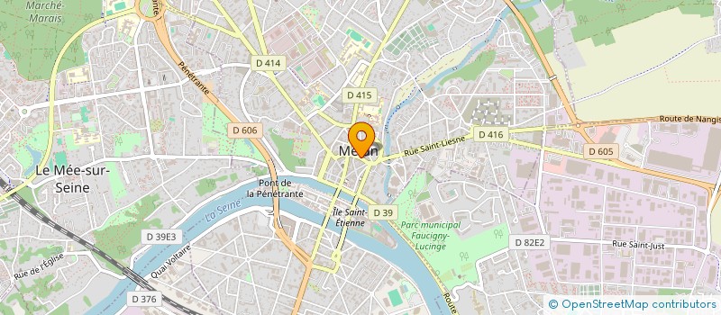 localisation de l'entreprise FEDERATION DE SOCIETES ET ASSOCIATIONS MUSICALES DE SEINE ET MARNE  MELUN