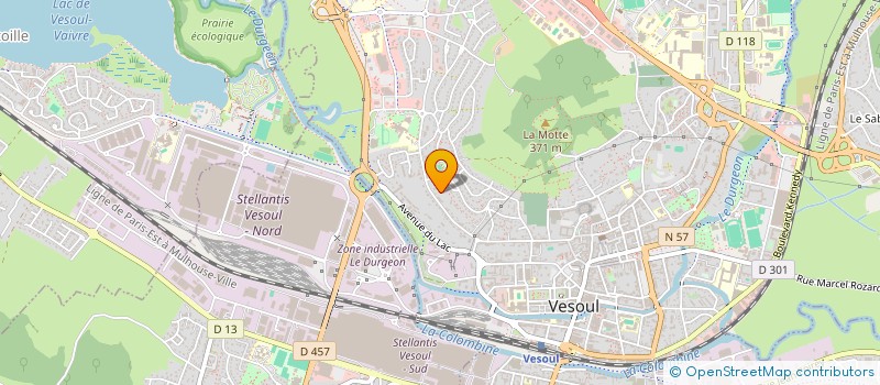 localisation de l'entreprise FEDERATION DEP BATIMENT TP HAUTE SAONE  VESOUL