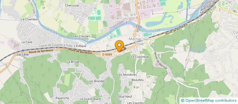 localisation de l'entreprise FEDERATION DEP CENTRES SOCIAUX PERIGORD à PERIGUEUX