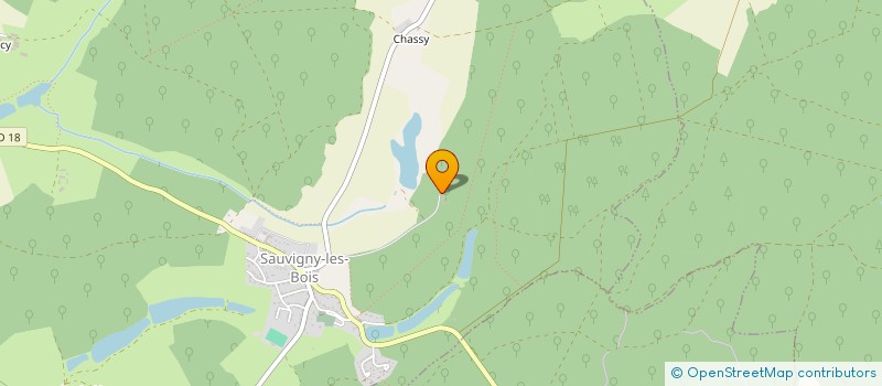 localisation de l'entreprise FEDERATION DEP CHASSEURS NIEVRE  SAUVIGNY-LES-BOIS