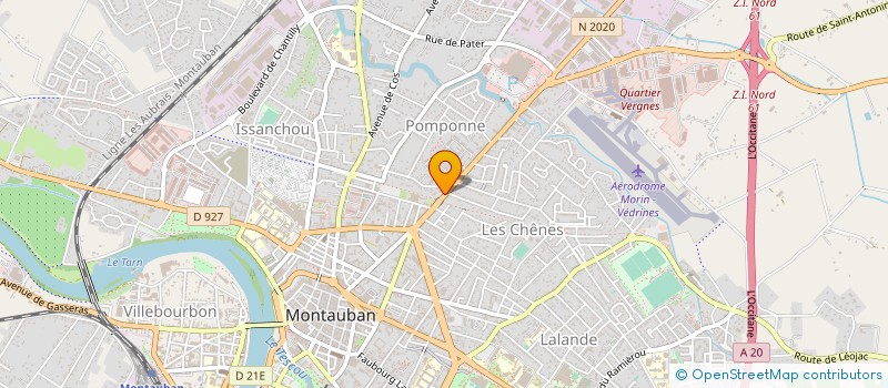 localisation de l'entreprise FEDERATION DEP CHASSEURS TARN GARONNE  MONTAUBAN