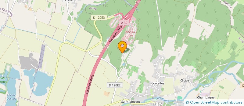 localisation de l'entreprise FEDERATION DEP DES CHASSEURS  ARLAY