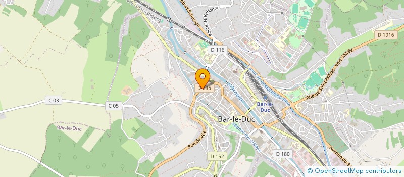 localisation de l'entreprise FEDERATION DEP DES CHASSEURS à BAR-LE-DUC