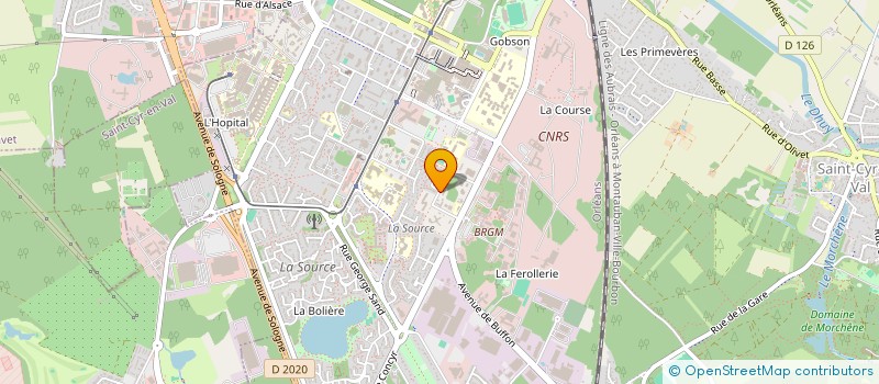 localisation de l'entreprise FEDERATION DEP DES CHASSEURS DU LOIRET à ORLEANS